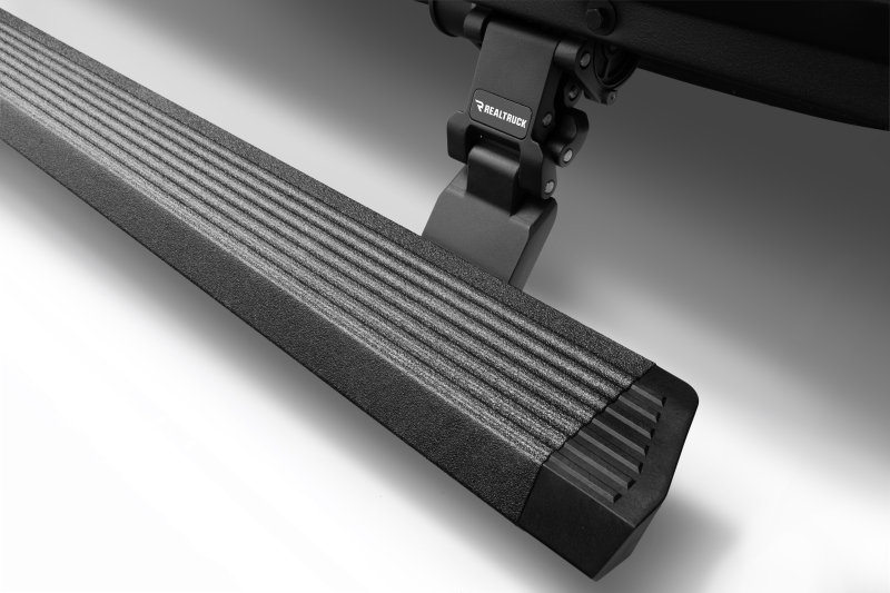 Jeep Wrangler Running Boards - Go Rhino - VoltStep Electric, Bedliner Coating - Black - `18-`24